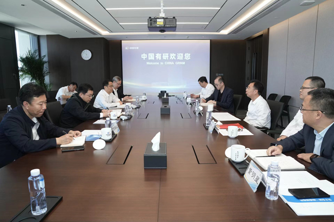 三河市委書記付順義一行到訪中國(guó)有研