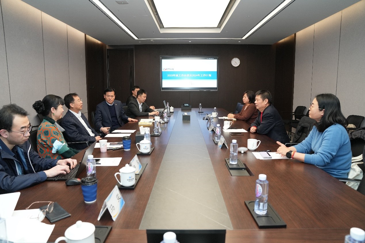 中國(guó)有色金屬學(xué)會(huì)賈明星理事長(zhǎng)一行到中國(guó)有研調(diào)研期刊出版工作