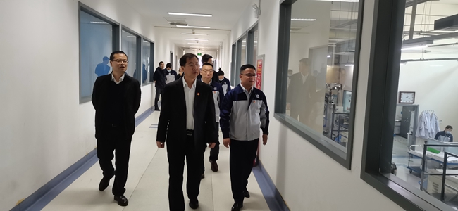 中國(guó)有研黨委書(shū)記、董事長(zhǎng)趙曉晨到有研國(guó)晶輝調(diào)研