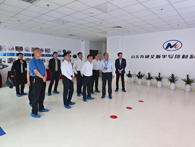 中國(guó)機(jī)械冶金建材工會(huì)主席陳杰平一行調(diào)研中國(guó)有研山東德州基地