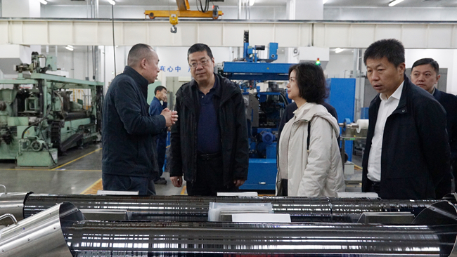 中國機械冶金建材工會副主席關(guān)明一行調(diào)研中國有研山東德州基地