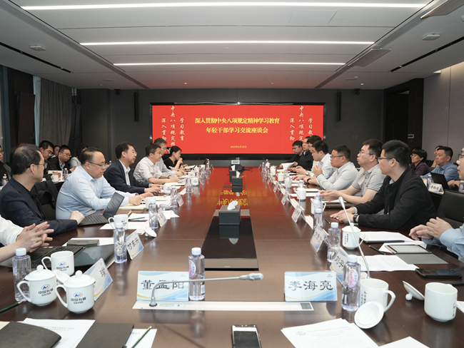 中國有研黨委深入貫徹中央八項規(guī)定精神學習教育 召開年輕干部學習交流座談會