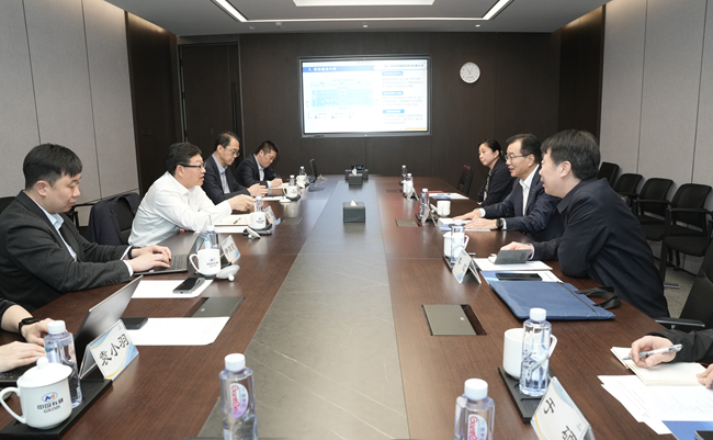 中國信息協(xié)會會長王金平一行到訪中國有研